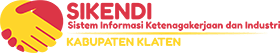 Logo Sikendi Disperinaker Klaten